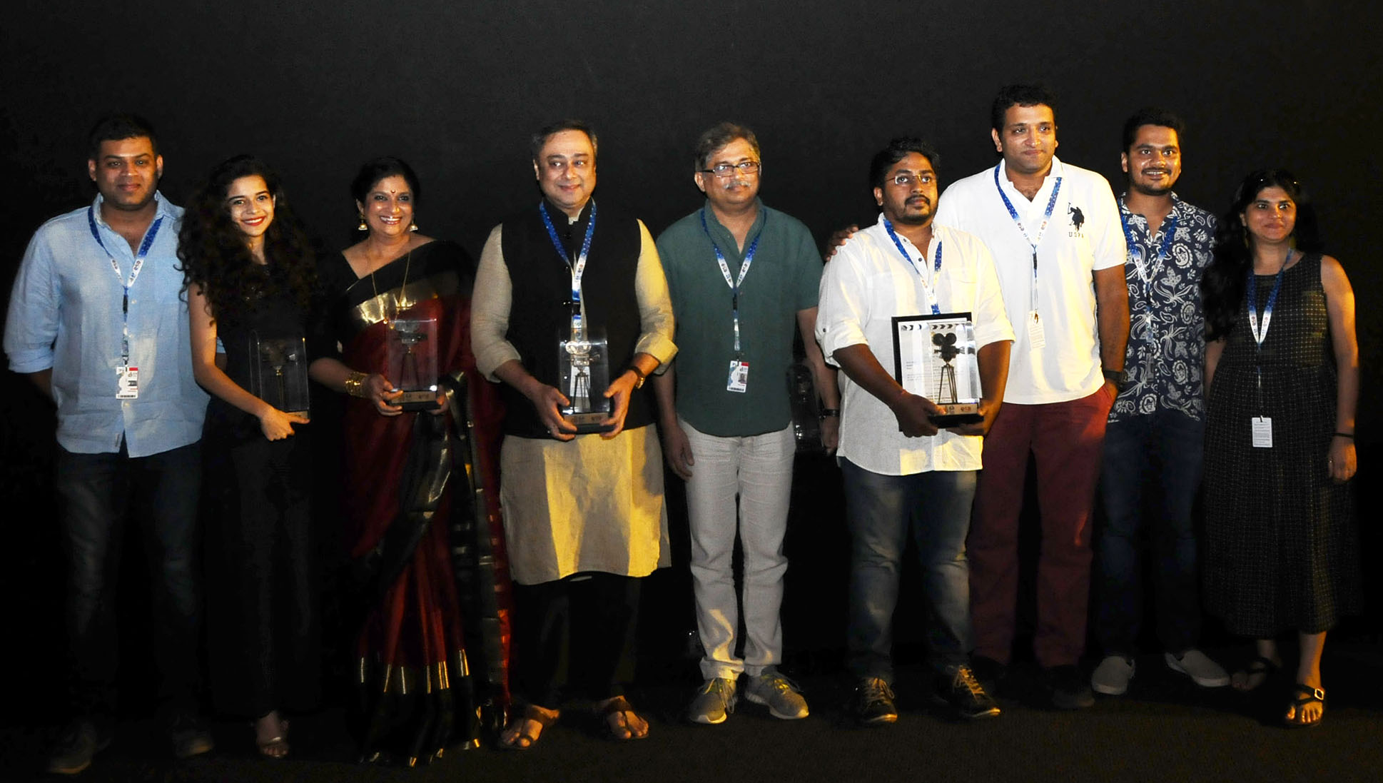 The Director Varun Narvekar with the Cast & Crew of the film MURAMBA (Marathi), at the Presentation, during the 48th International Film Festival of India (IFFI-2017), in Panaji, Goa on November 25, 2017.
